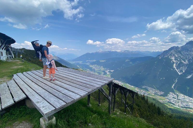 Wandern mit Kindern im Wandergebiet Schlick 2000 in Österreich